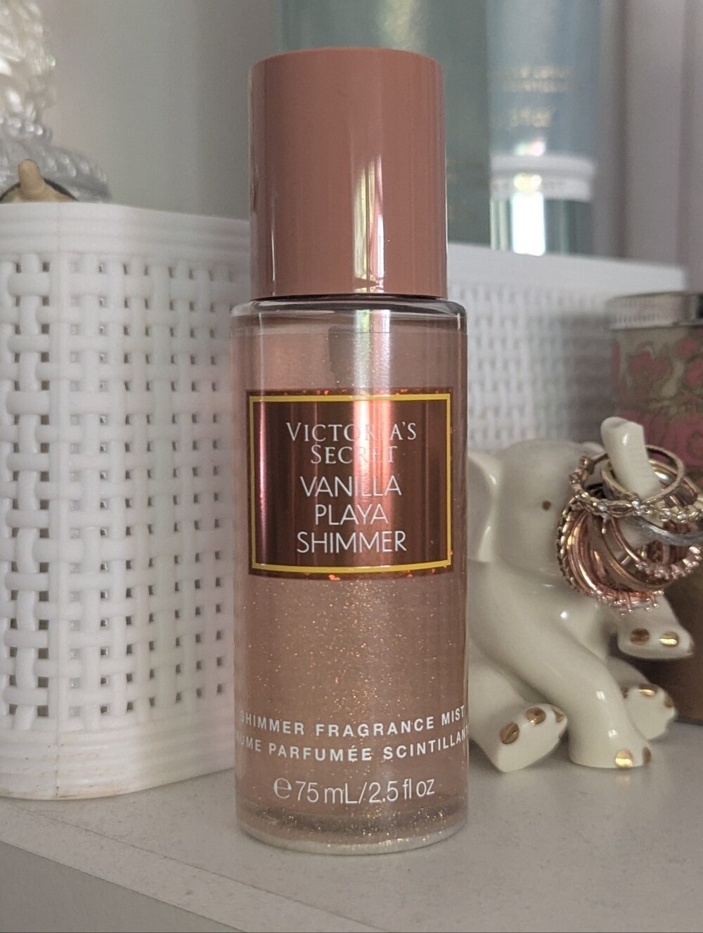 Victoria's Secret Vanilla Playa Shimmer Mist -Travel Size